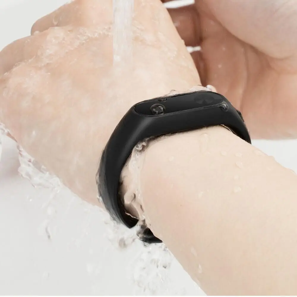Смарт браслет Xiaomi Mi Band 2 Miband с пульсометром для Android iOS сенсорная панель OLED