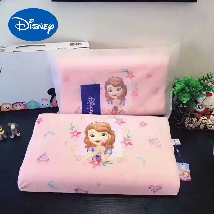

Genuine Disney Children's Latex Pillow Cartoon Student Memory Pillow Neck Pillow Baby Cashmere Autumn and Winter Pillow Pillows