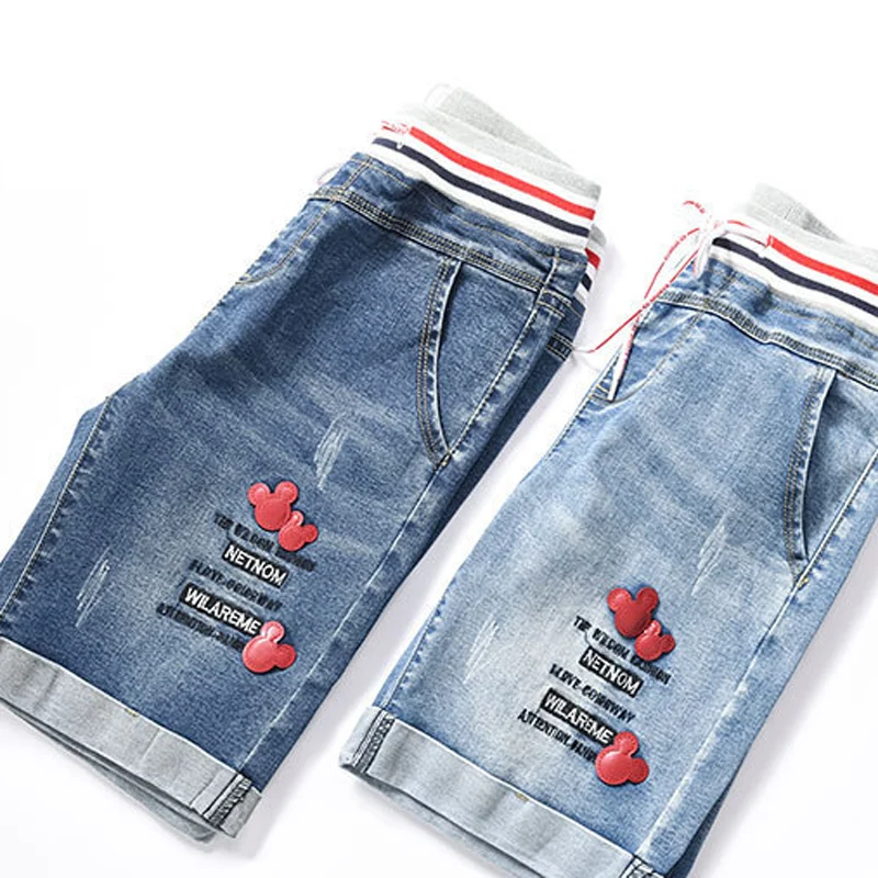 2021 в винтажном стиле Короткие джинсы для женщин летнее платье размера плюс