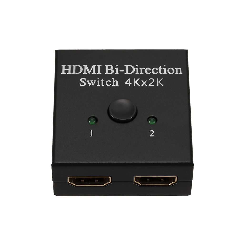 Коммутатор HDMI 1x2/2x1 2 порта двунаправленный 4K коммутатор порты Sup Ultra HD 1080P 3D HDR HDCP