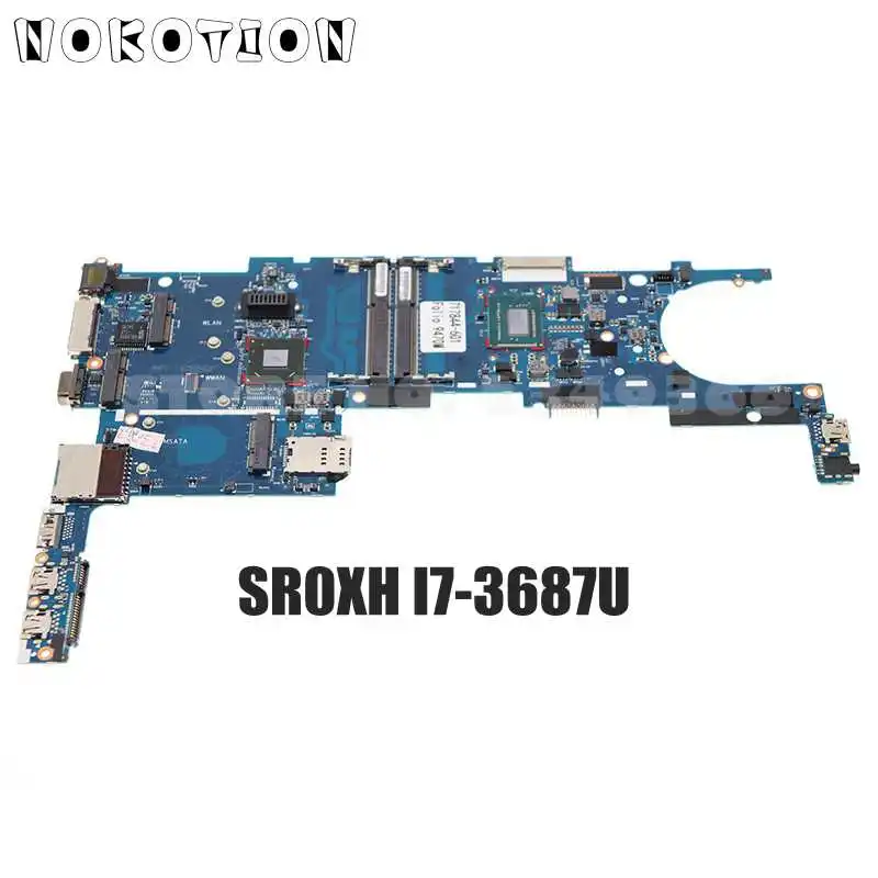 NOKOTION 717844 601 001 6050A2514101 MB A03 для HP EliteBook Folio 9470M материнская плата ноутбука SR0XH I7 3687U
