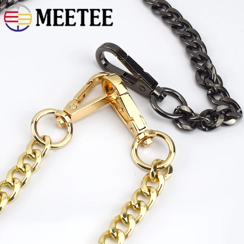 1 шт. 120 см сменный ремешок для женской сумочки металлические цепи с пряжками