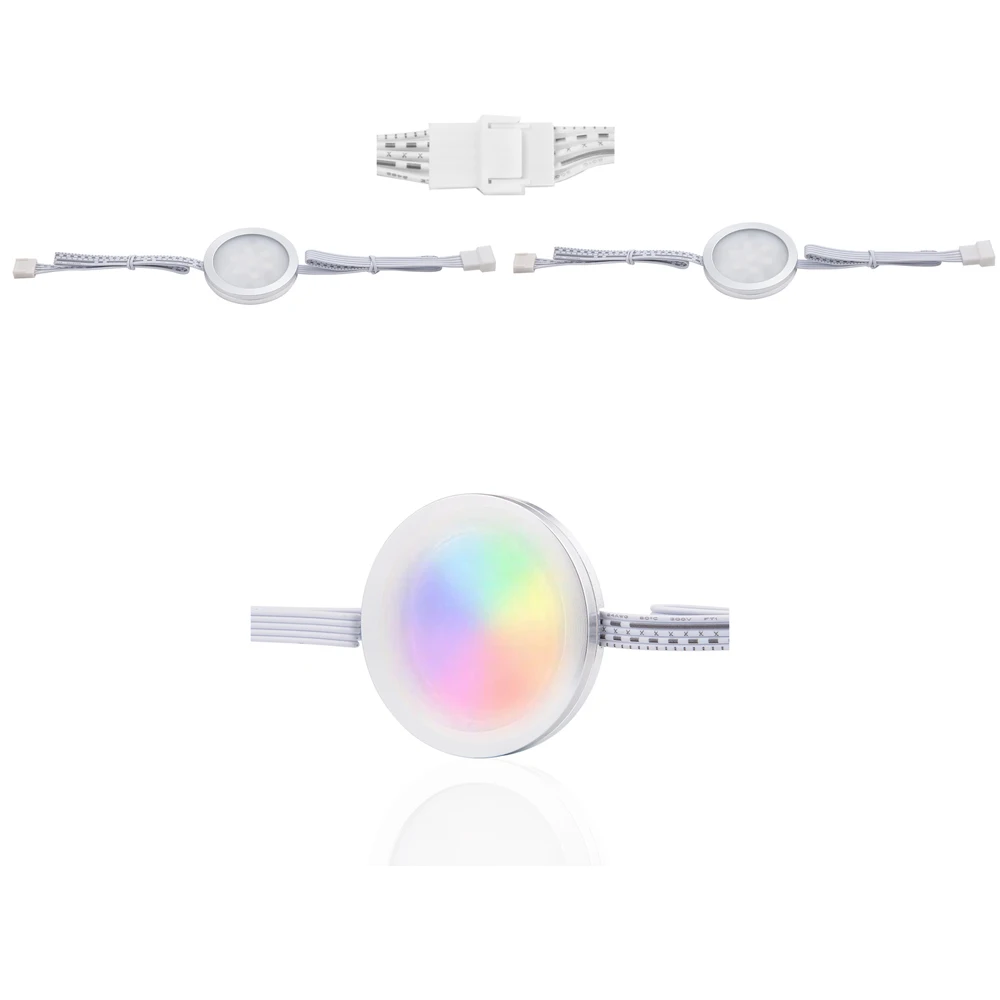 aiboo cabinet light led rgbwrgbww 45681012 lamps linkable under counter lighting with remote for kitchen wardrobe free global shipping