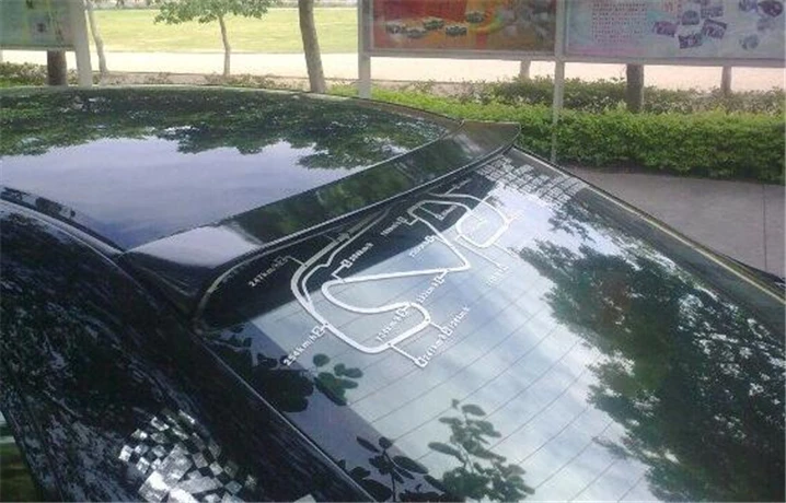Спойлер на крышу для TOYOTA corolla 2007-2013 спойлер высококачественный из АБС-материала