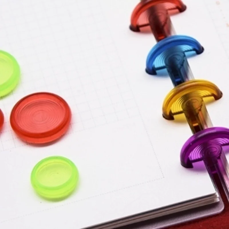 100 шт 18 мм конфетные диски для записных книжек или планировщиков аксессуары