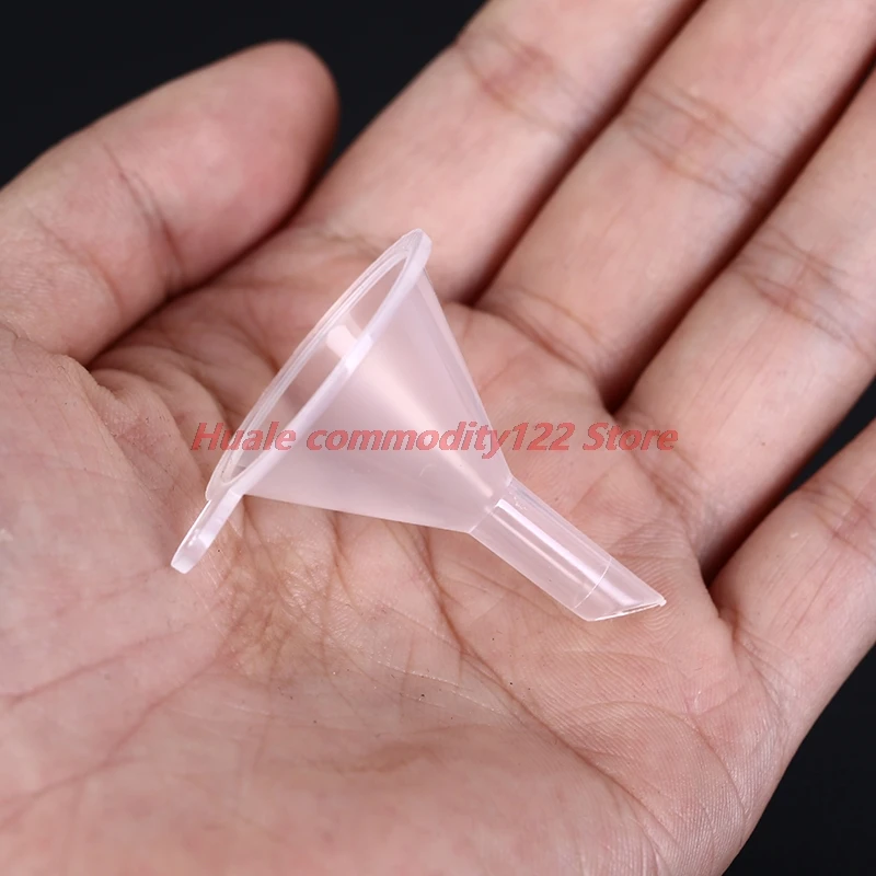 

New 12pcs Small Clear Mini Funnels Packaging Travel Tools for Empty Bottle Filling Perfumes Plastic Essential Oils Aromatherapy