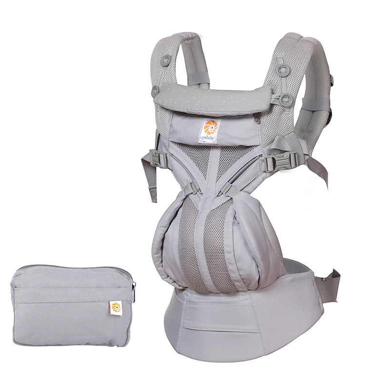 Egobaby omni 360, слинг для малышей, многофункциональный, дышащий, переноска для новорожденных, удобное приспособление для переноски, слинг, рюкзак, детская коляска - Цвет: omni-mesh dot gray