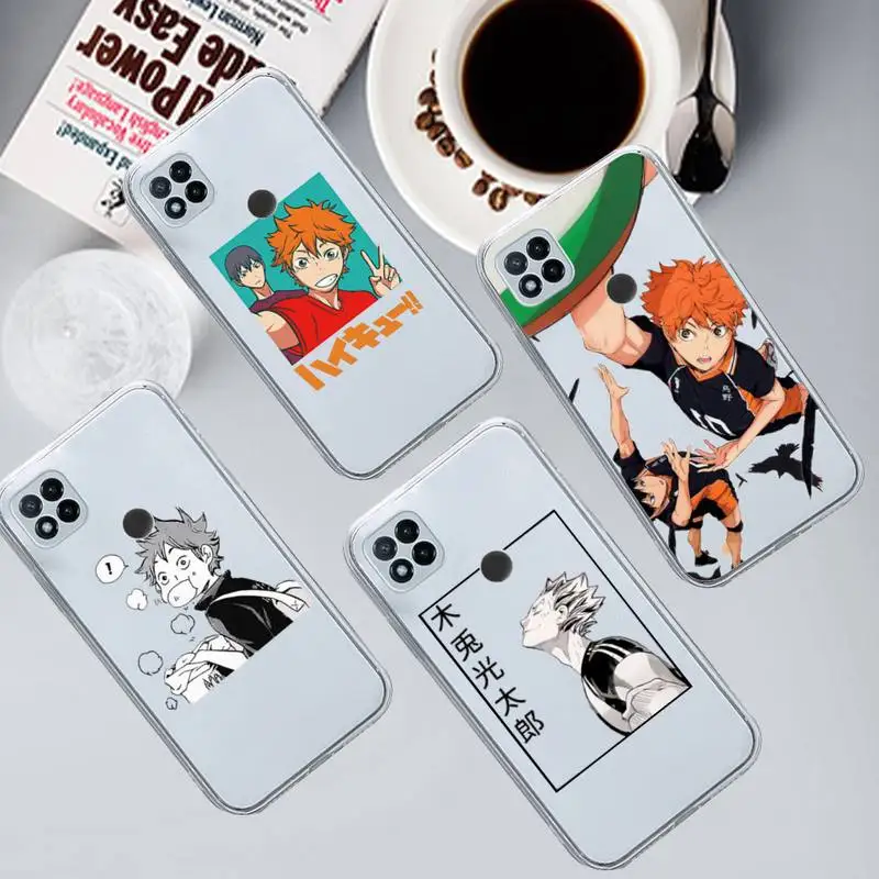

Oya Haikyuu Japan Anime Phone Case Transparent for Xiaomi redmi note 8 9 10 11 t lite pro ultra mix 4 k40