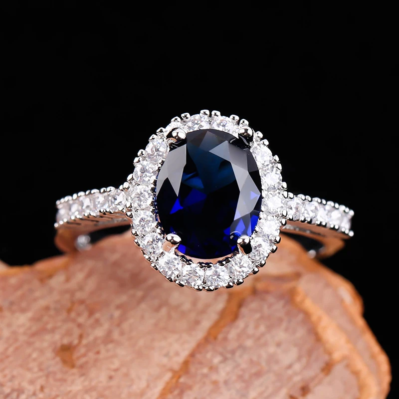 Лидер продаж обручальное кольцо с овальным кубическим цирконием для вечеринки