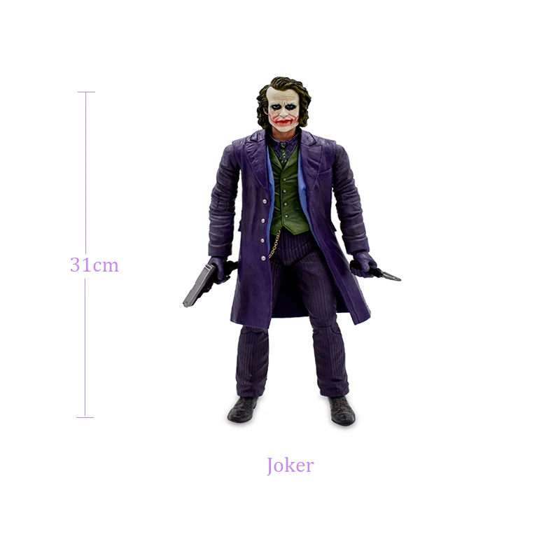 no box 12 ''31 см NECA Джокер Бэтмен Brinquedos артикулярная подвижная фигурка Веном ПВХ Коллекционная модель игрушки детские подарки - Цвет: no box