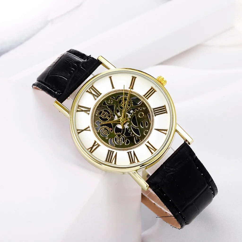 

Minimalism Men Watch Casual Leather Belt Quartz Watches Men Wristwatches Fashion Simple Business Men Watches Male Watch