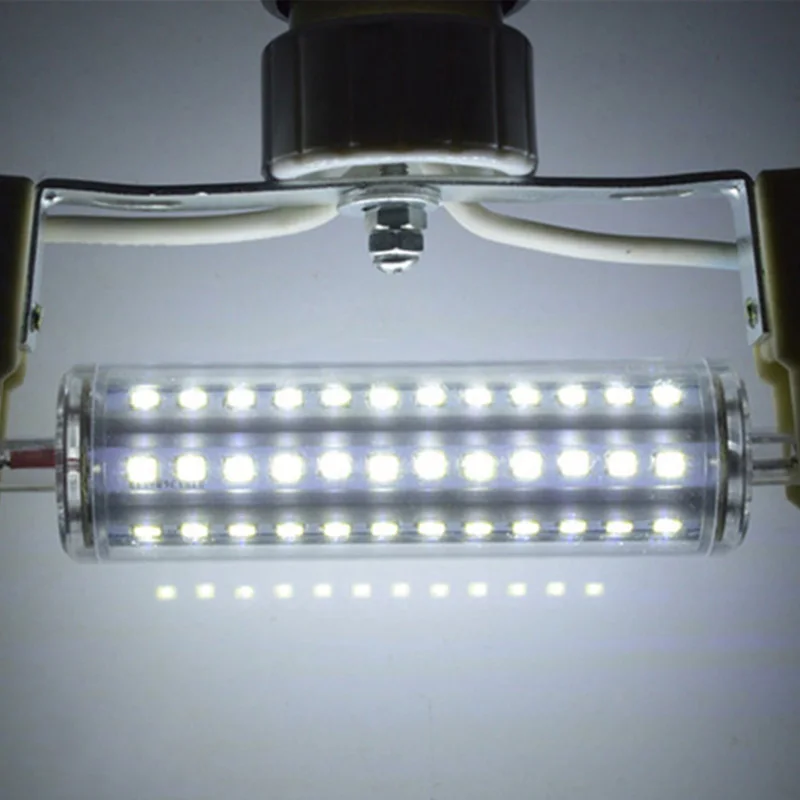 Светодиодная лампа R7S 15 Вт 30 40 50 110 В 220 Cob R7s Led 118 мм 78 с регулируемой яркостью вместо