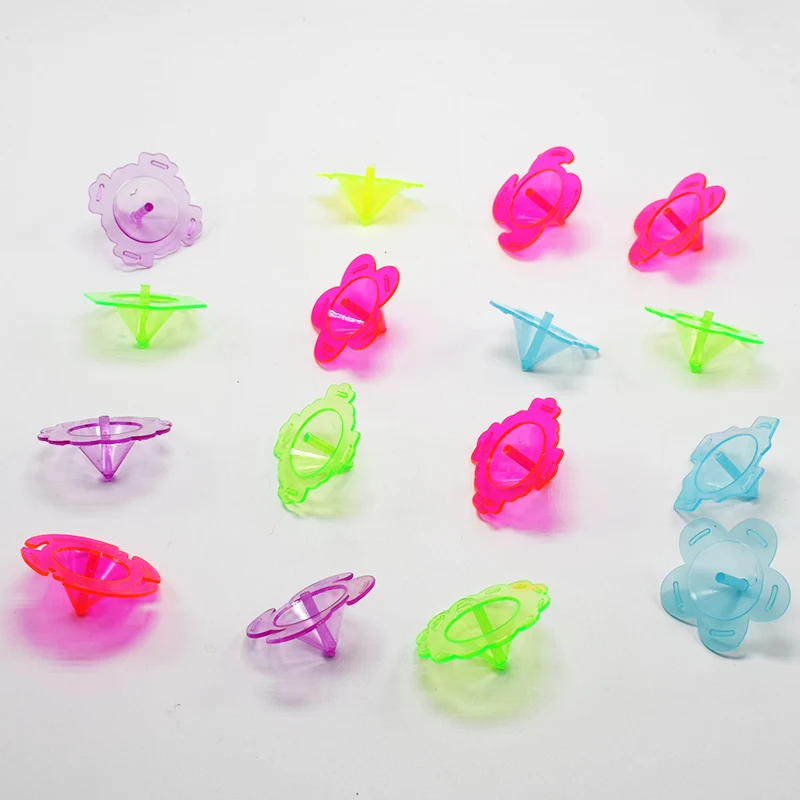 

Nostalgic Toys Child Transparency Plastic Gyro Toys Kids Birthday Party Activities Small Gift Decorative Supplies