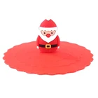 Силиконовая бутылка для воды, крышка для чашки кофе, герметичная крышка, Пылезащитная чашка, украшение на Рождество, Новый год 2022