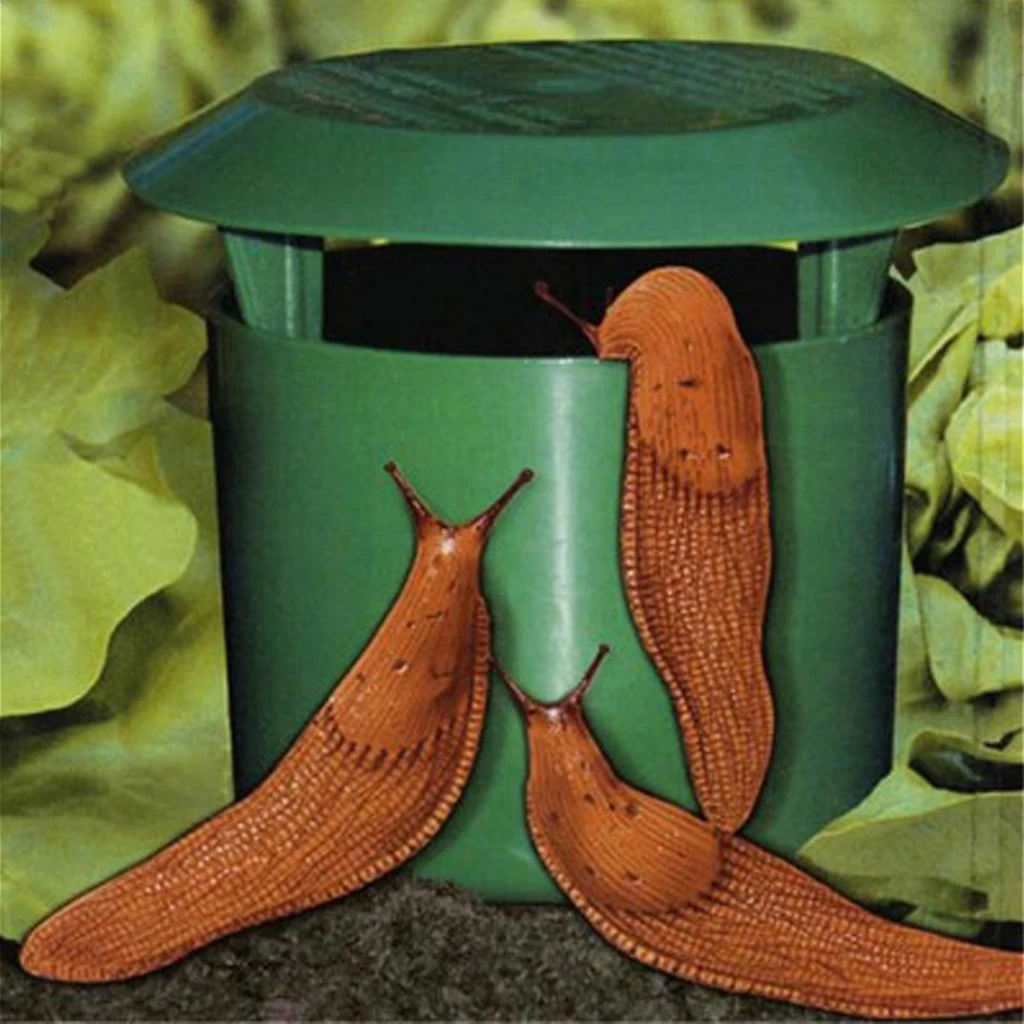 Snail Trap Eco-Friendly to Catch Slugs Snails Catcher (Green) Cage House Pest Control Gintrap | Дом и сад