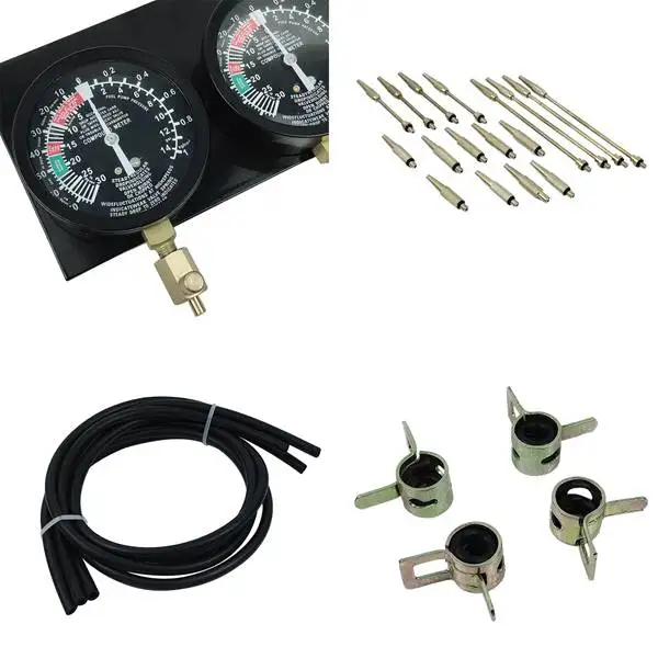 

Motorcycle Fuel Vacuum Carburetor Tool Balancer Gauge Kit for Four-Cylinder Motorcycle Vacuum Gauge Set