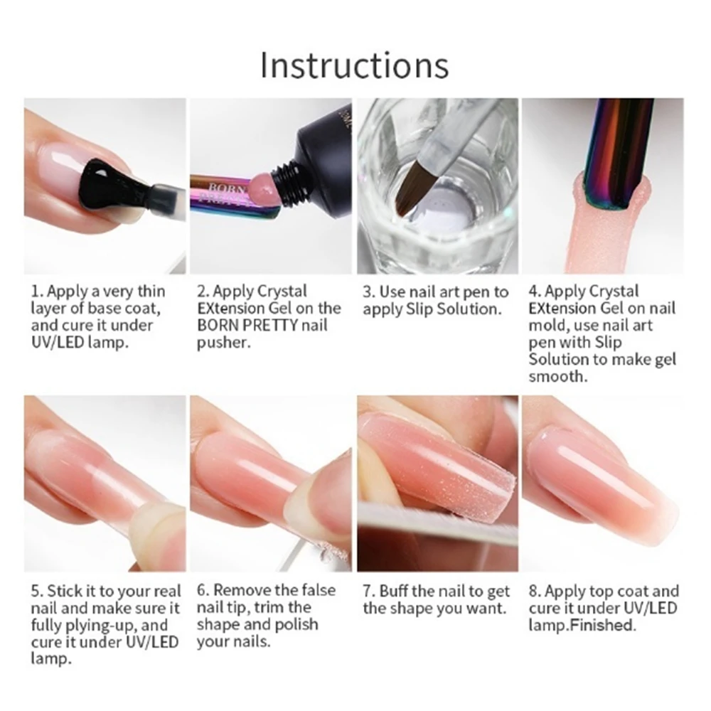 15 мл термальный полигель лак для наращивания ногтей 20 2 слоя температуры