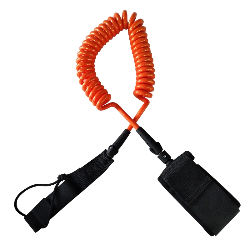 SUP доска для серфинга 6 футов 7 мм спираль Yep. Спираль 5 цветов|coiled leashes|sup coiled leashsurfboard