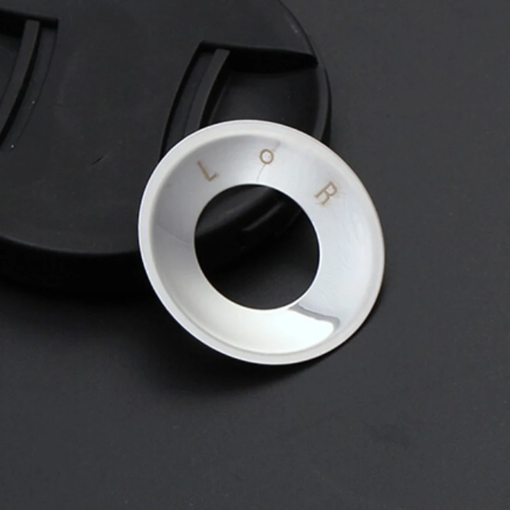 Декоративные круглые наклейки на зеркало заднего вида из нержавеющей стали для