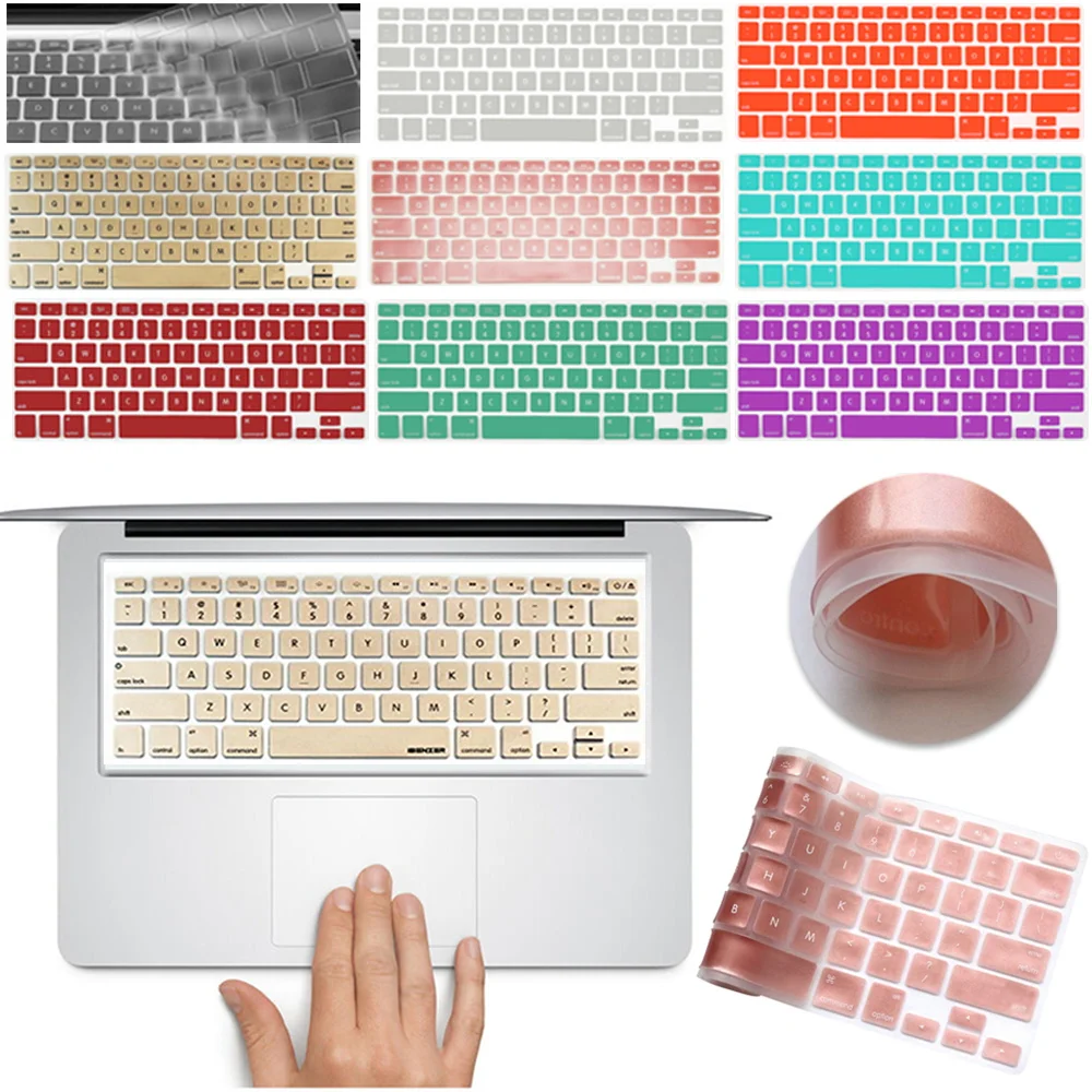 Чехол для клавиатуры Macbook Air 13 дюймов A2337 M1 2020/A1932 A2179 силиконовый чехол Touch ID США