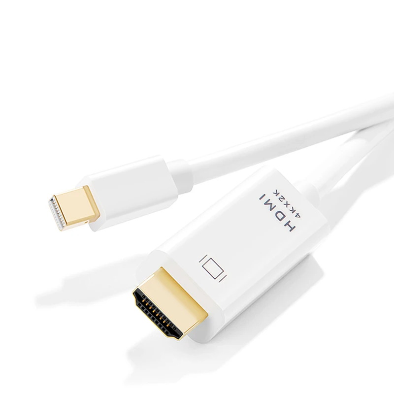 Mini DisplayPort to HDMI адаптер мужской мини DP кабель Thunderbolt 2 конвертер 4K для MacBook Air 13 Surface Pro