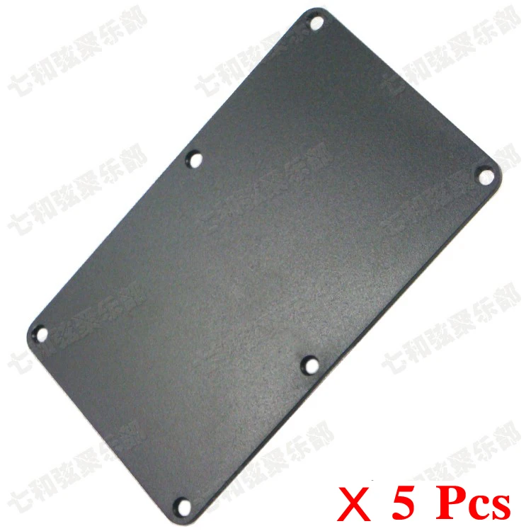 

5 Pcs Black Guitar Cavity Cover Spring Cover Back Plate Wiring Cover for Electric Guitar (HG-ZLDK-BK-5)