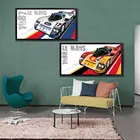Картина на стену для гостиной с изображением гоночного автомобиля, 24 часа, Du Mans 1987 1988 962C