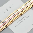 WLYeeS 2 мм 3 мм кубические бусины из гематита, натуральный камень квадратные разделители, свободные бусины для изготовления ювелирных изделий, браслетов, аксессуары для рукоделия, прядь 15 дюймов