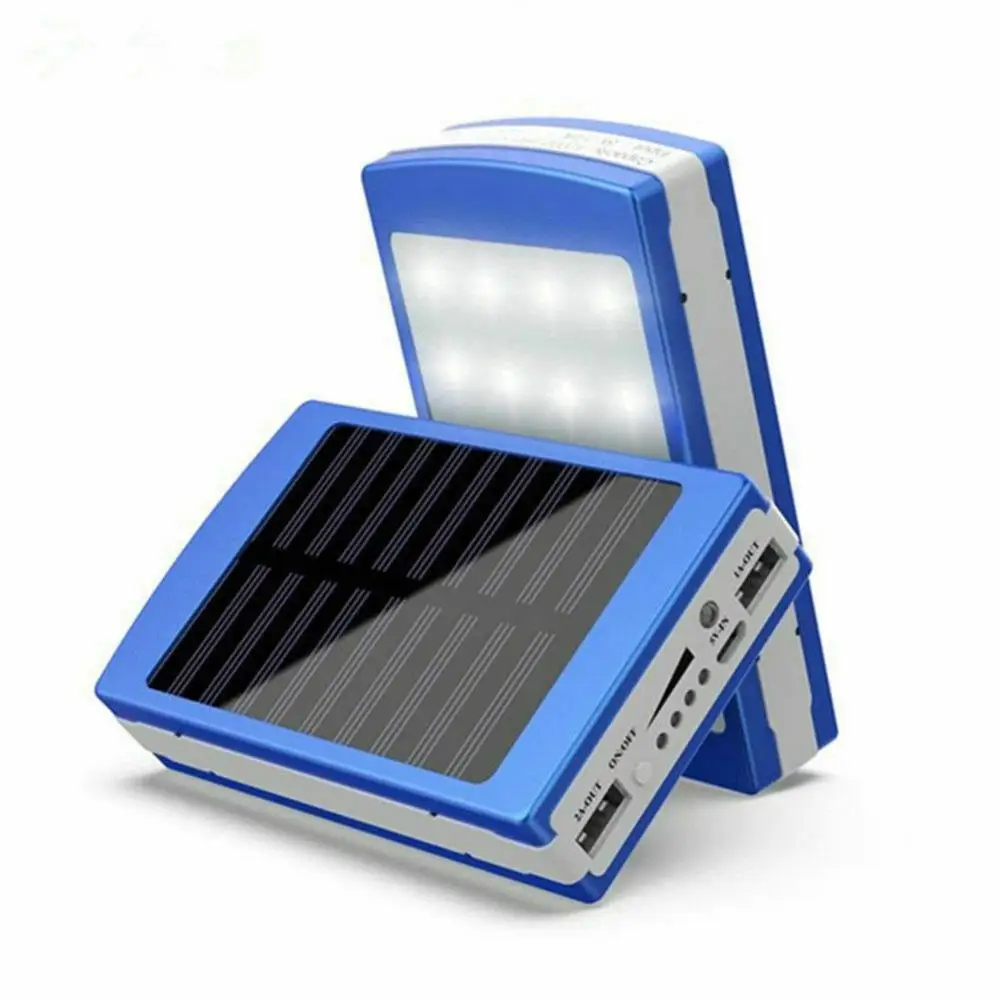 5V/1A 2A Portable design Dual USB LED Light 5-Cell 18650 Battery Charger Box Solar Power Bank DIY Case Kit Alloy Accessories | Лампы и