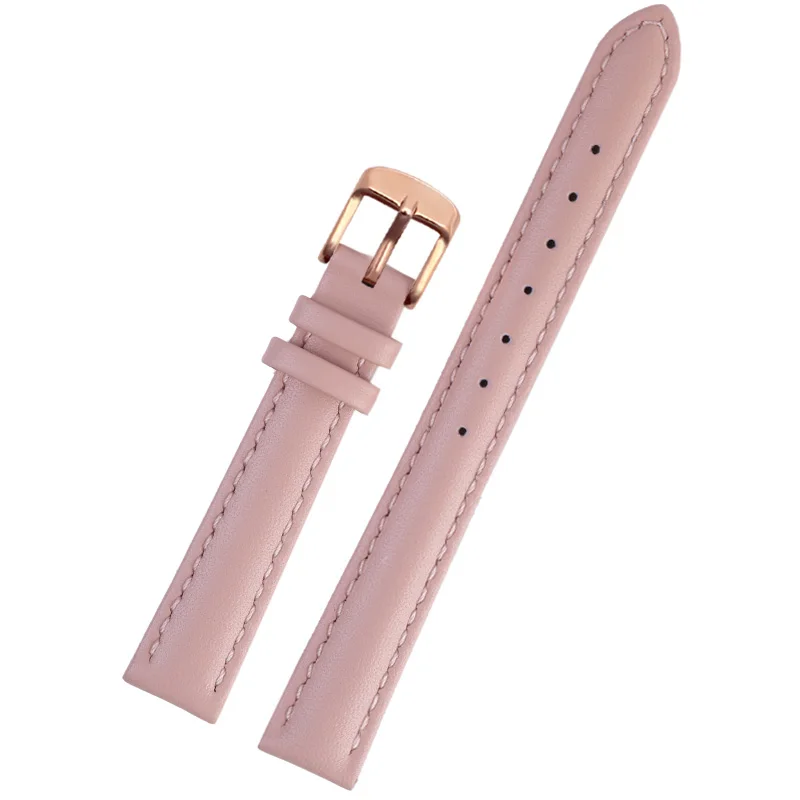 

Fashion all-match genuine leather watch band for AR1926/1681/1956/1763 female strap 12 14 16 18 20mm black pink skyblue bracelet