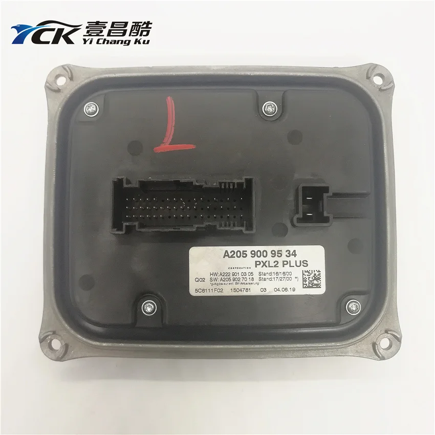 

YCK оригинальная б/у A2059009534 PXL2 плюс светодиодный фар модуль драйвера A205 900 95 34 для Mercedes-Benz S Class W222 W205 W213 W463
