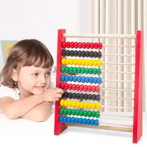 Деревянные счеты A9LC для развития интеллекта для детей От 3 до 6 лет, деревянные обучающие игрушки для детей