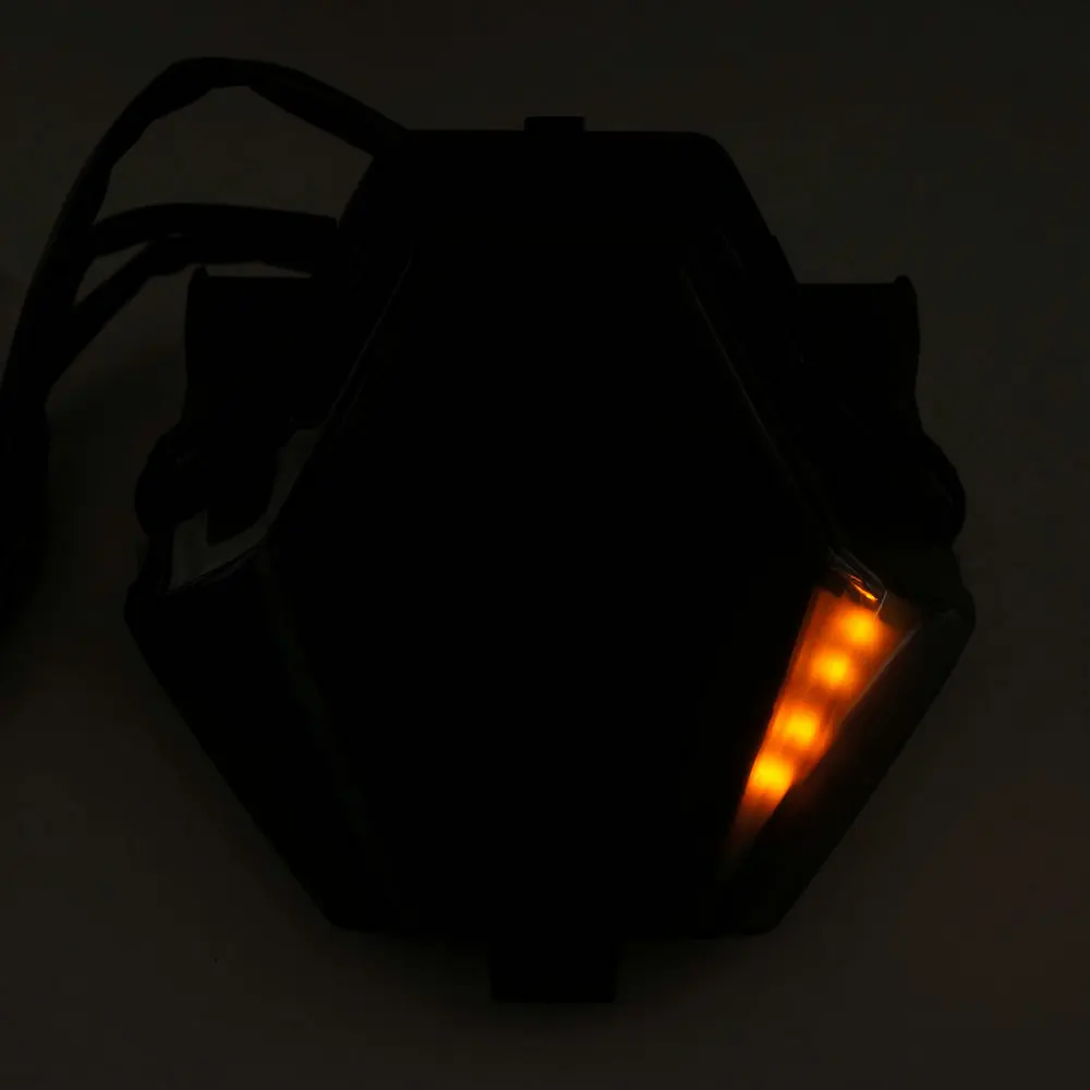 Мотоцикл задний светодиодный проблесковый мигающий свет стоп сигнал мигалка