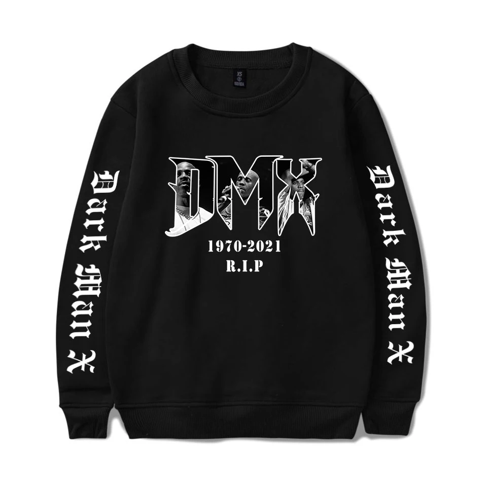 

DMX Sweatshirt Unisex Tracksuit Women Men Hoodies 2020 Harajuku Streetwear O Neck Clothes Plus Size Clothes