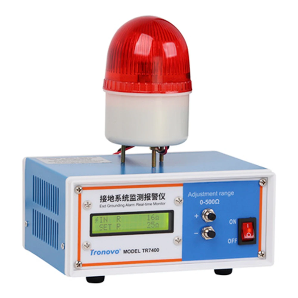 

Tronovo TR7400 grounding system monitoring alarm, electro static grounding alarm online monitoring