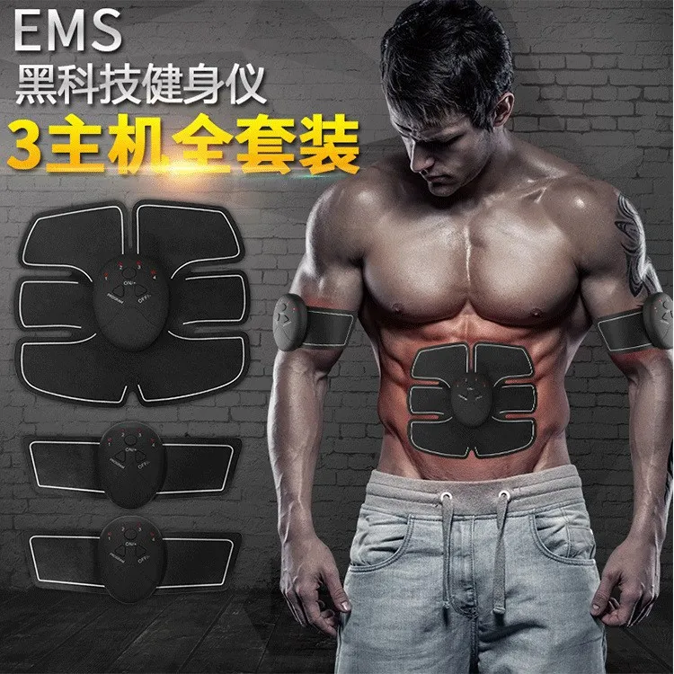 Мышцы электро abdos EMS ABS стимулятор тренажер брюшной мышцы Электрический аппарат тренировки фитнес-машина строительного тела