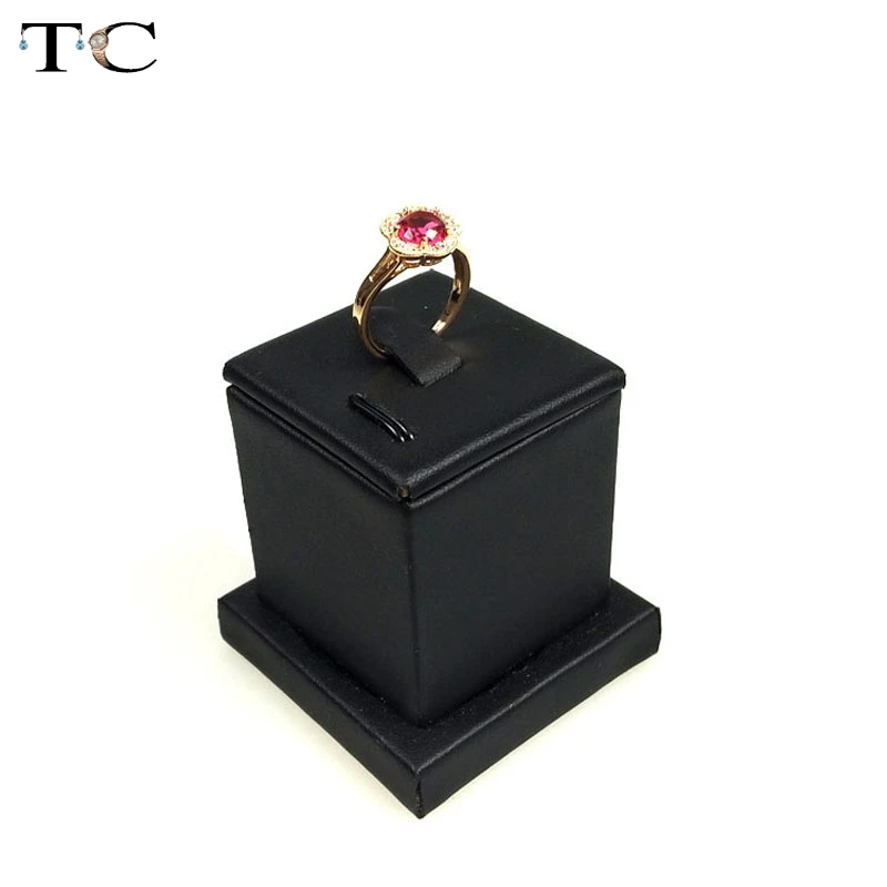 2 шт./Лот витрина для ювелирных изделий стойка держатель колец белые и черные