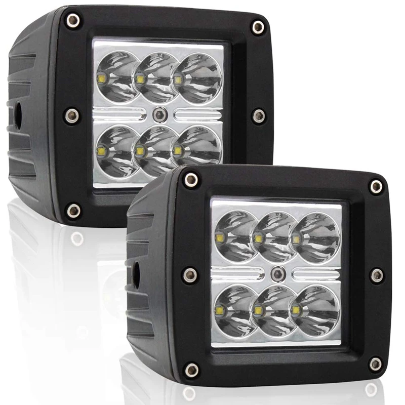 

DHBH-Led Light Pod Cube Lights 3 inch Light Bar Driving Fog Lights 12V 24V 24W For Off Road Utv Trucks Pick Up Jeep Tractor