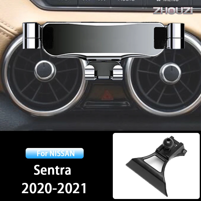 

Car Mobile Phone Holder Air Vent Mounts Stand GPS Gravity Navigation Bracket For Nissan Sentra B18 2020 2021 Car Accessories