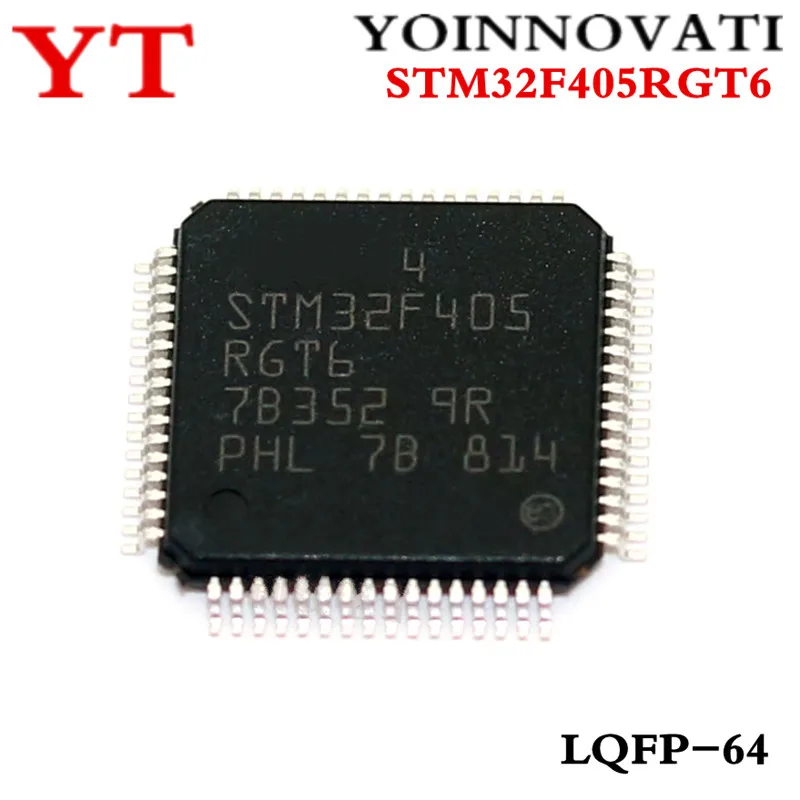 20 шт./лот STM32F405RGT6 32F405RGT6 QFP64 IC лучшее качество|ic 2| |