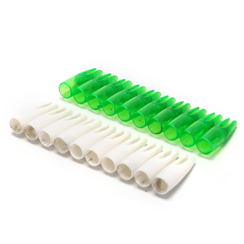 

10pcs Archery Arrow Nocks OD 8mm Fit For 8mm arrow shaft Wood Arrow Bamboo Arrow Shaft Outdoor Shooting Arrow Accessories