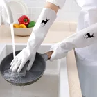 Латексные водонепроницаемые перчатки для мытья посуды, прочные кухонные прихватки для уборки дома, домашних животных, посудомоечные инструменты, Прямая поставка