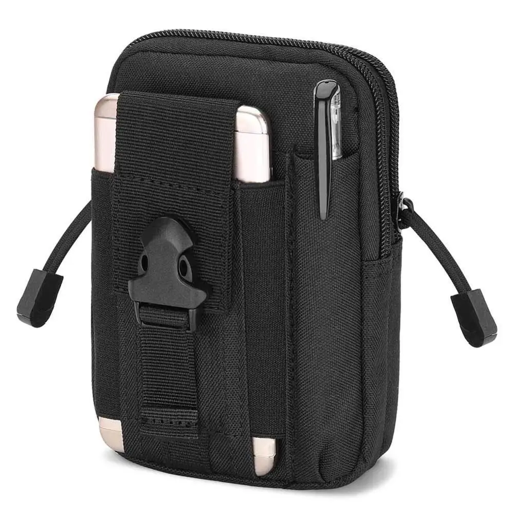 

Тактическая Сумка Molle EDC Универсальный гаджет Наружная Мужская поясная сумка с зажимом для телефона держатель кобура для iPhone 6S/7/X samsung S8