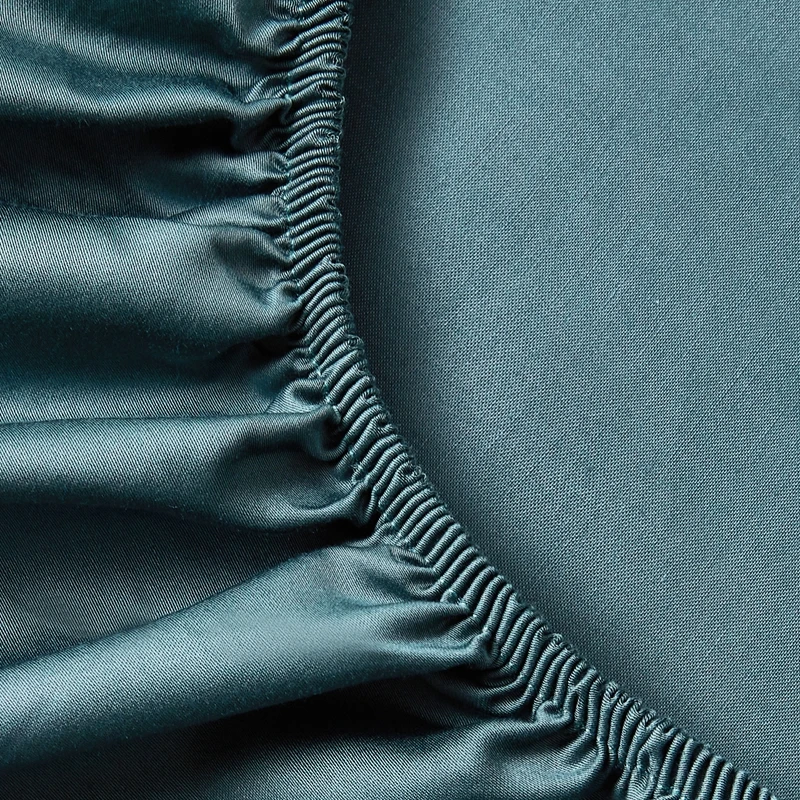 High quality Egyptian cotton fitted bed sheet sheets twin king queen size bedsheet Solid Color Elastic band 60S | Дом и сад