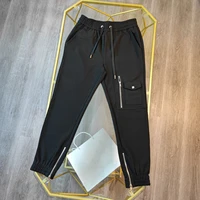 2021 autumn and winter mens trousers pocket decoration casual sports style cotton jogging pants couple models high quality