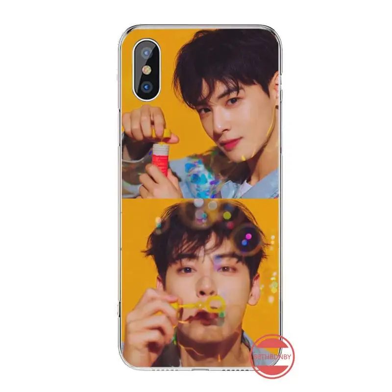 

Cha Eun Woo actor ASTRO's Phone Case For iphone 12 5 5s 5c se 6 6s 7 8 plus x xs xr 11 pro max mini high quality coque