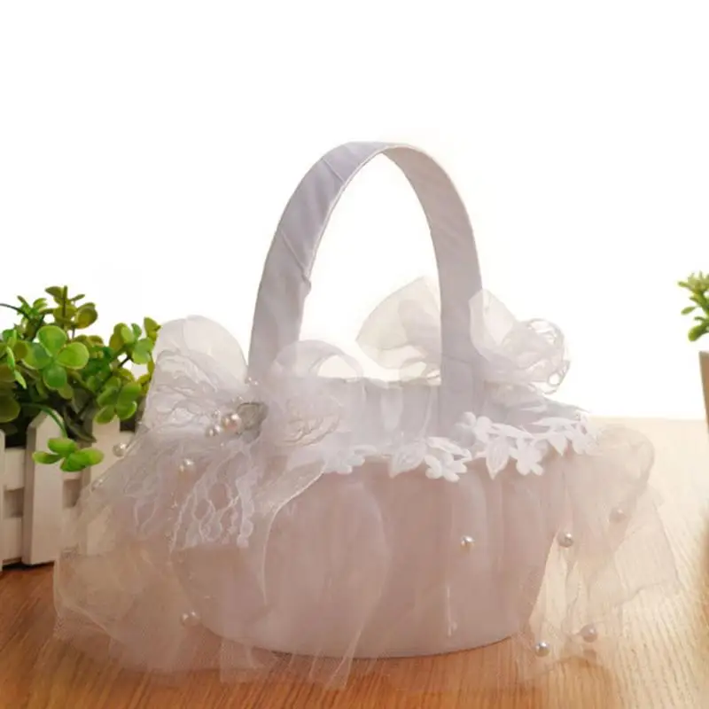 1 шт. кружевная корзина Стразы для свадебвечерние церемонии |