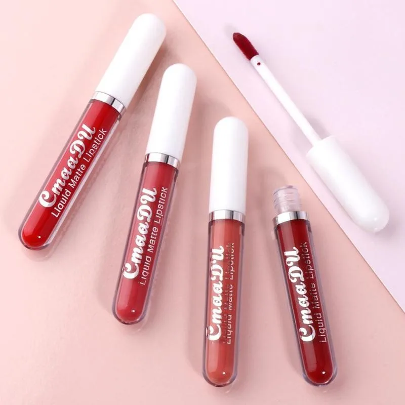 

1pcs Waterproof Liquid Lipstick Matte Lip Gloss Cosmetic Lip Glaze Long Lips Makeup Lightweight Lasting Lip Tint