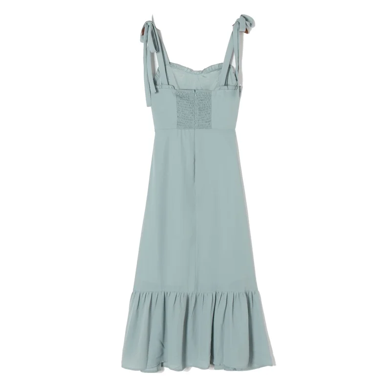 

Women Print Elegant Midi Dress 2021 Summer Sleeveless Maxi Long Dress Female A Line Party Vestidos Women Dresses Summer 2021