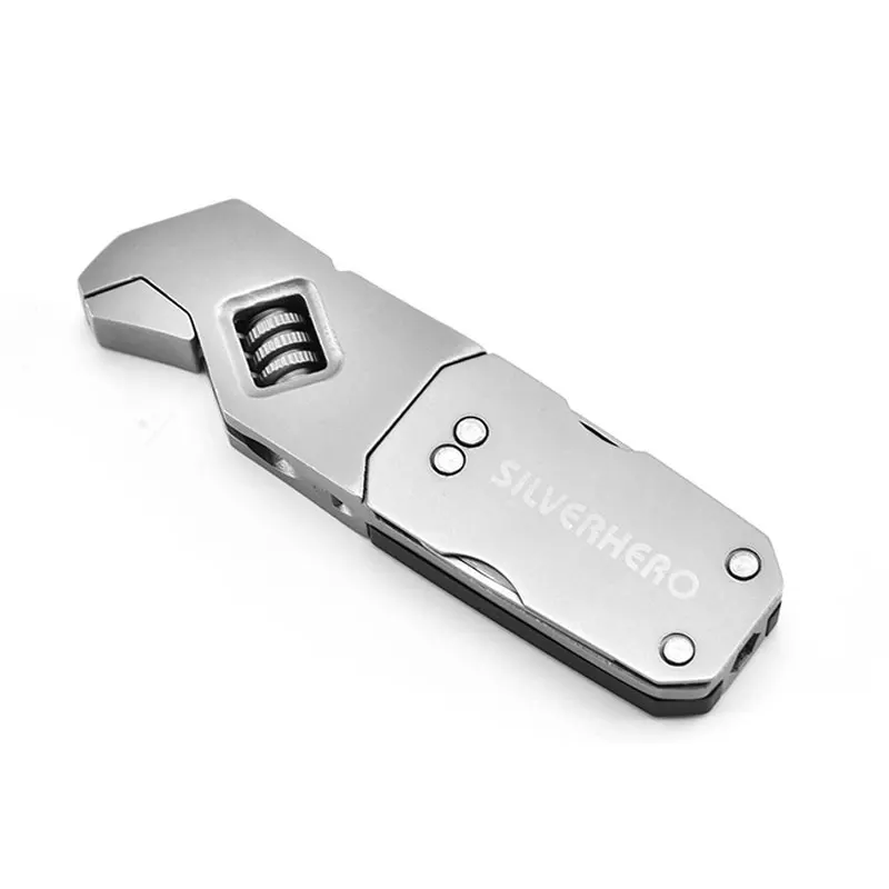Многофункциональный ключ из нержавеющей стали регулируемый складной